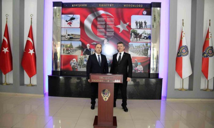 Eskişehir Emniyet Müdürü Tolga Yılmaz düzenlenen törenle görevine başladı