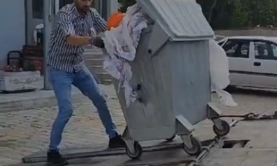 Belediyeye kızan vatandaşın ilginç protestosu
