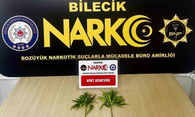 Bilecik’te yakalanan şüphelinin üzerinde uyuşturucu madde ele geçirildi