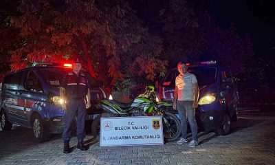 Bilecik’te çalınan motosikleti jandarma ekipleri buldu