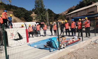 GLİ Arama ve Kurtarma Ekibine depremde arama ve kurtarma eğitimi