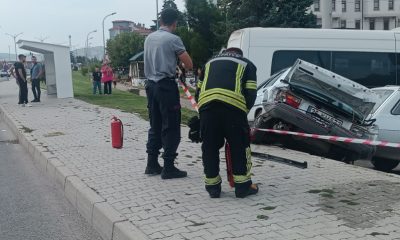Eskişehir Plakalı araç.Tavşanlı’ da trafik kazası yaptı