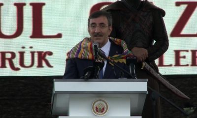 Cumhurbaşkanı Yardımcısı Cevdet Yılmaz Sögüt Şenlikleri’nde konuştu