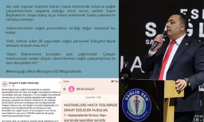 SAĞLIK-SEN’den Açıklama