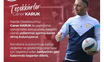 Anadolu Üniversitesi Futbol Kulübü Teknik Direktörü ile yollarını ayırdı
