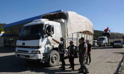 Kütahya’da orman emvali taşıyan araçlar kontrol edildi