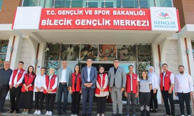 Yapımı tamamlanmak üzere olan Gençlik Merkezi inşaatında inceleme