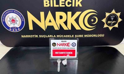 Bilecik’te durdurulan şüpheli araçta uyuşturucu madde ele geçirildi