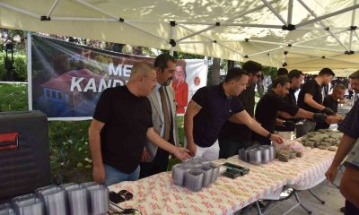 Bilecik’te mevlid kandili dolayısıyla helva dağıtıldı