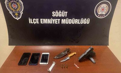Bilecik’te yakalanan şüphelinin üstünden adeta cephanelik çıktı