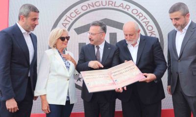 Vali Aksoy, yapımı tamamlanan Hacı Hatice Ongurlar Ortaokulu’nun açılış programına katıldı