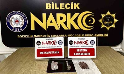 Bilecik’te durdurulan şüpheli araçta uyuşturucu madde ele geçirildi