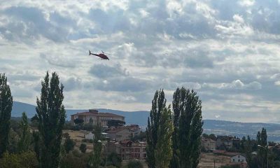 Domaniç’te “inmeyen helikopter” vatandaşları heyecanlandırdı