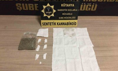 Kütahya’da uyuşturucu ticareti yapan 1 kişi tutuklandı