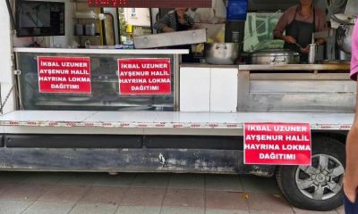 Eskişehir’de İkbal Uzuner ve Ayşenur Halil hayrına lokma dağıtıldı