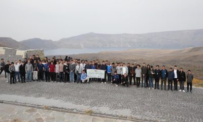 Eskişehirli öğrenciler Türkiye’nin en büyük krater gölünü ziyaret etti