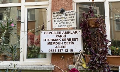 ‘Sevgililer Aşıklar Parkı’ renkli görüntüsüyle dikkat çekiyor