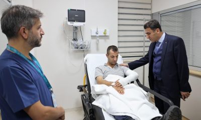 Askeri araç şarampole yuvarlandı, 6 Askeri Personel yaralandı
