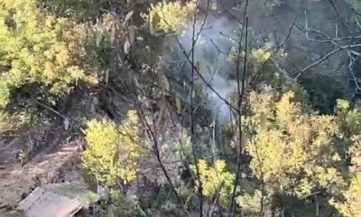 Çocuklar Şeyh Edebali Türbesi yerleşkesinde yangın çıkardı
