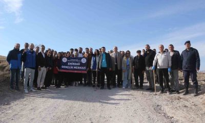 101.’nci yıla özel 101 genç fidan dikti