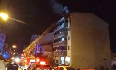 Bilecik’te çatı katında çıkan yangını korkuttu