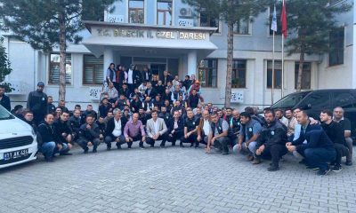 Bilecik İl Özel İdare işçilerinden oturma eylemi