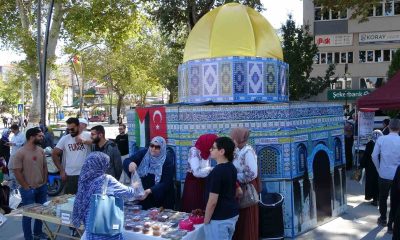 Kütahya’da Filistin-Gazze yararına hayır çarşısı