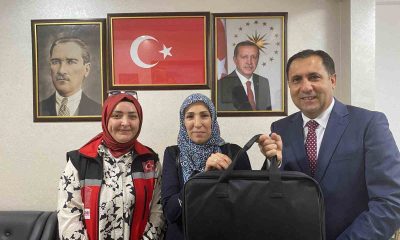 İl Müdürü Türkoğlu’ndan kırtasiye desteği