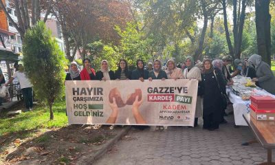 Afyonkarahisar’da Gazze için hayır çarşısı kuruldu