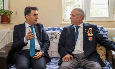Kıbrıs Gazisi Mustafa Demirbaş’a anlamlı ziyaret