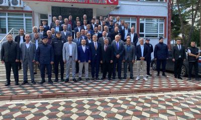 Gölpazarı’nda muhtarla bir araya geldi