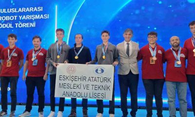 Eskişehir’deki lisede tasarlanan robot dünya birinciliğini getirdi
