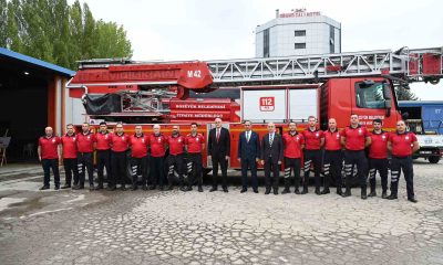 Başkan Bakkalcıoğlu’ndan İtfaiye Müdürlüğü’ne ziyaret