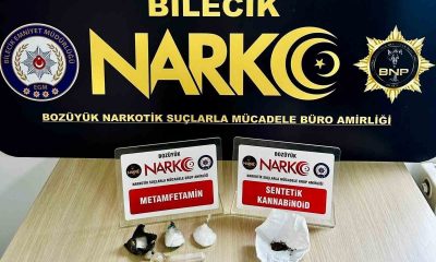 Bilecik’te şehirler arası seyahat üzerinde uyuşturucu madde ederken yakalandı