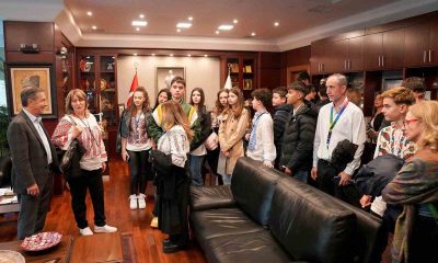 Köstenceli öğrencilerden Başkan Ataç’a ziyaret