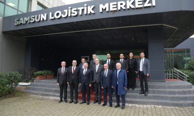 Vali AKSOY ve ESO Başkanı KESİKBAŞ Samsun Lojistik Merkezi’nde İncelemelerde Bulundu