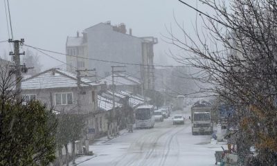 Eskişehir’de kış mevsiminin ilk kar yağışı başladı