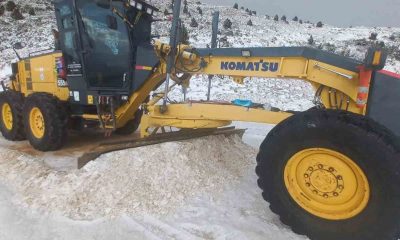Afyonkarahisar’da kar ile mücadele sorunsuz yapıldı