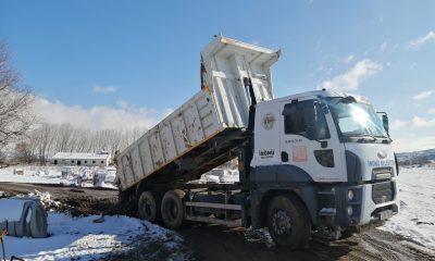 İnönü’de kar temizliği devam ediyor