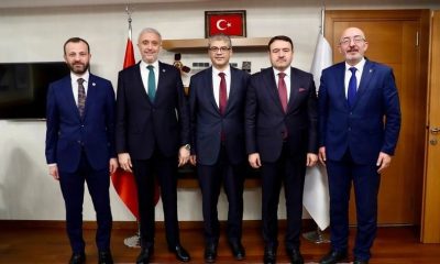 Kütahya Valisi ve milletvekillerinden Başkan Aydın’a tebrik ziyareti