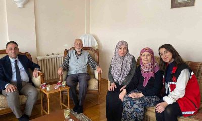 Aile ve Sosyal Hizmetler İl Müdürlüğü’nden yaşlı vatandaşlara ziyaret