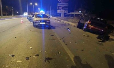 Araçların hurdaya döndüğü kazada 5 kişi yaralandı