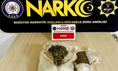 Otobüste 833 gram esrar maddesi ile yakalandı