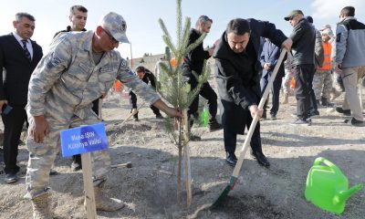 Mehmetçik Hatıra Ormanı’na fidan dikildi
