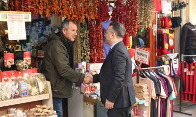 Esnaftan, ziyaretlerine gelen Vali Hüseyin Aksoy’a ikram