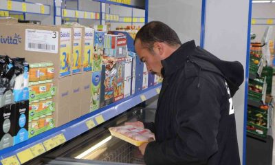 Çifteler’de zabıta ekiplerinden market denetimi