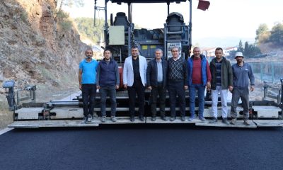 Ilıca Termal Tatil Köyündeki sıcak asfalt çalışmaları tamamlandı