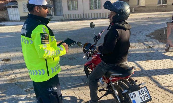 Kütahya’da motosiklet ve motorlu bisikletlere yönelik özel denetim