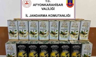 Ürettiği sahte zeytinyağlarını satamadan jandarmaya yakalandı