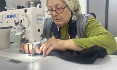 Ev hanımlarının örnek atölyesine iş yağıyor